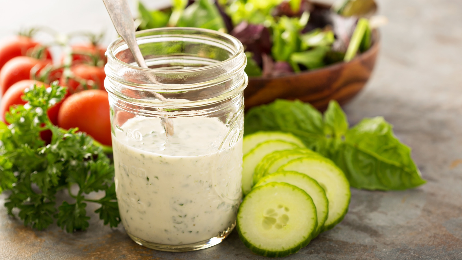 The Flowery Ingredient To Give Your GoTo Ranch Dressing New Life