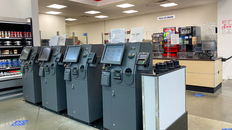 Sam's Club's cafe self-order kiosks.