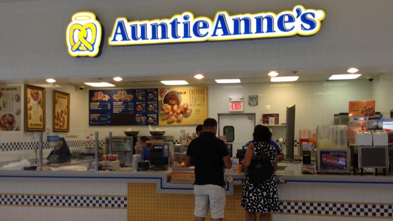 Auntie Anne's in a mall