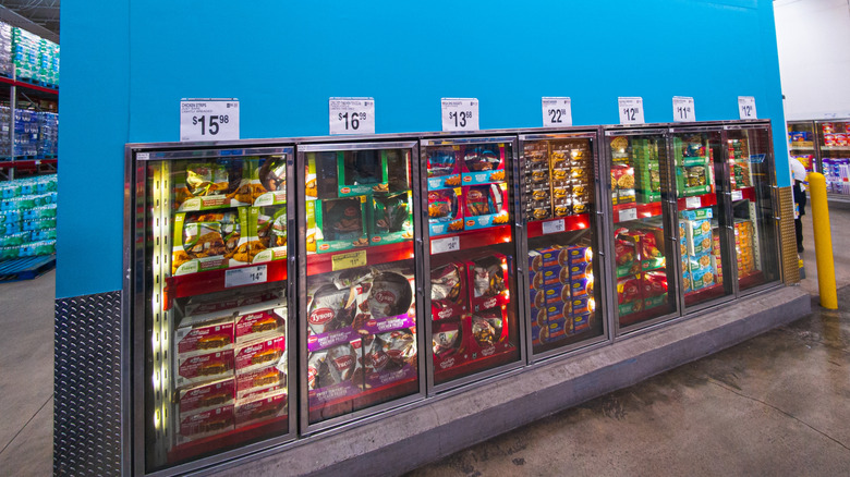 frozen food section in Sam's club