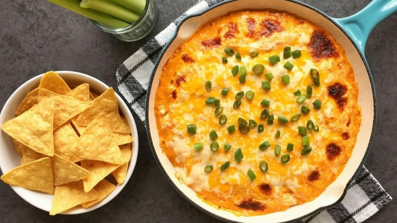 The Genius Way To Revamp Leftover Buffalo Chicken Dip Into Another Classic Appetizer