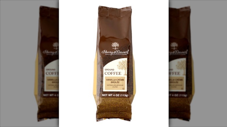 Bags of Harry & David Vanilla Crème Brûlée coffee