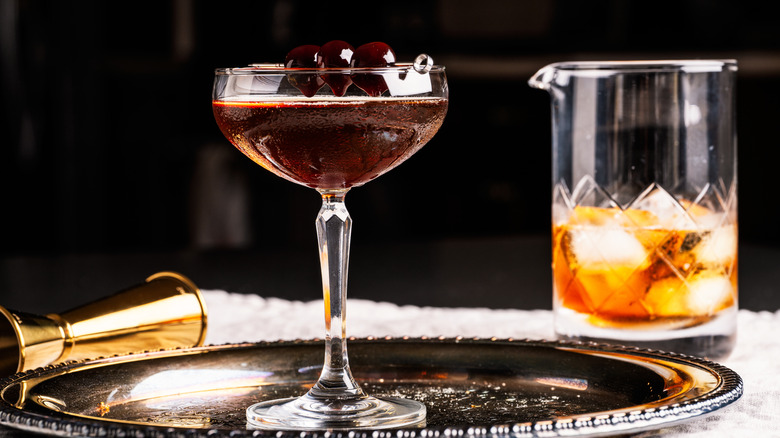Grand Manhattan cocktail 