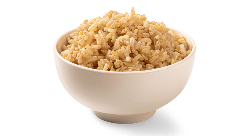 Bowl of brown rice