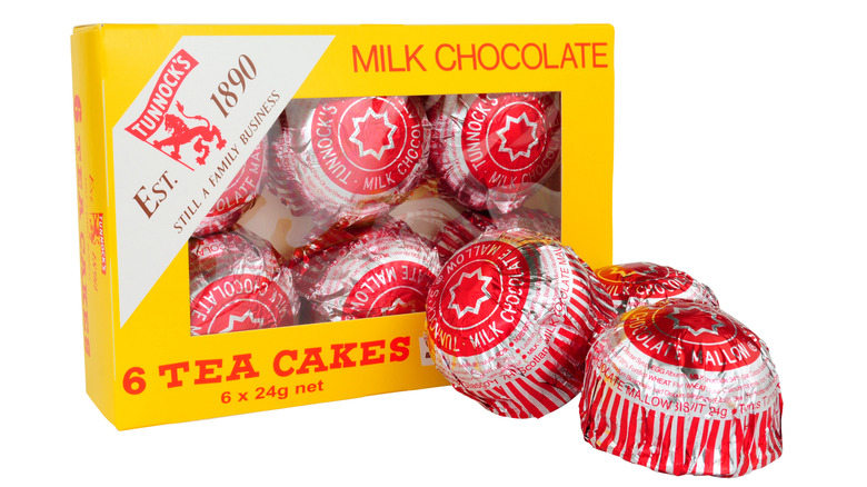 A packet of Tunnock's Tea Cakes