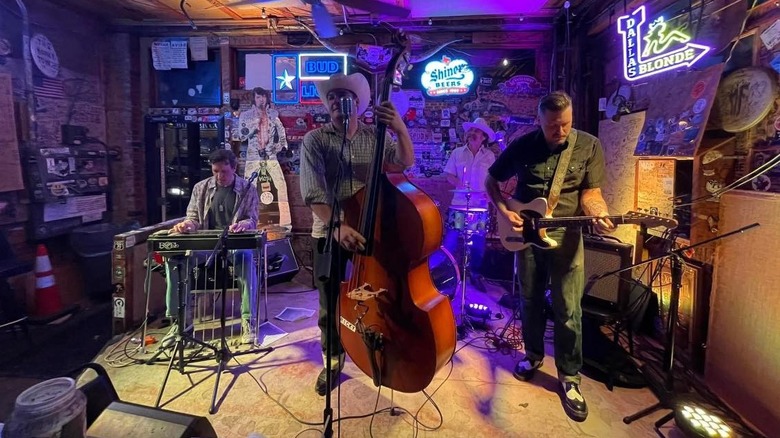 The Texas Zephyrs performing at Adair's Saloon