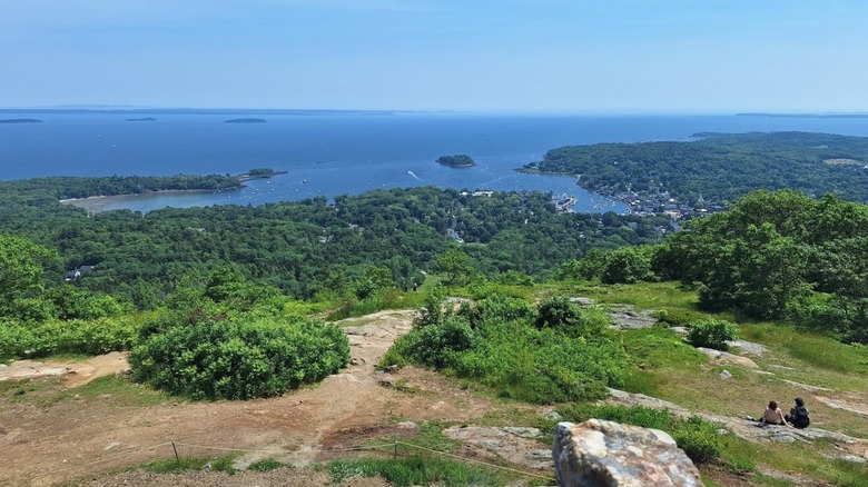 View from Mount Battie Summit at Camden Hills State Park