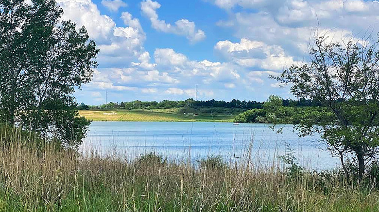 Lake view at Chalco Hills Recreation Area