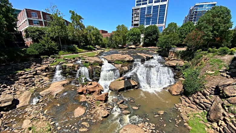 Cascades at Falls Park on the Reedy