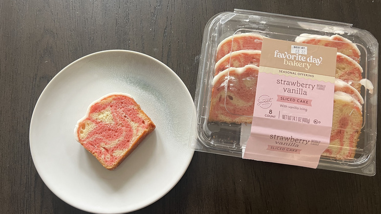 Target strawberry vanilla loaf cake