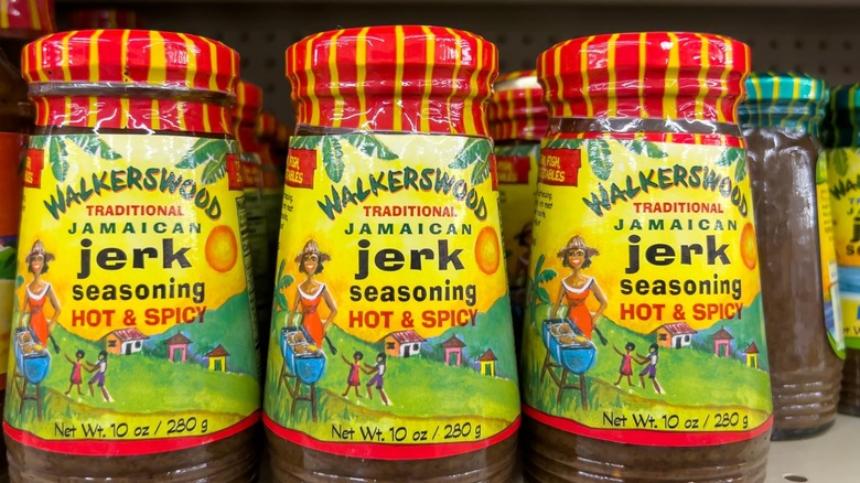 jars of walkerswood traditional jerk seasoning