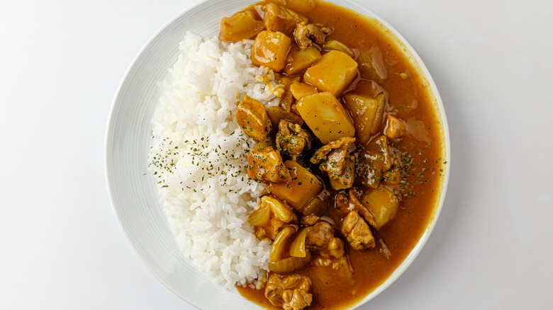 bowl of curry rice