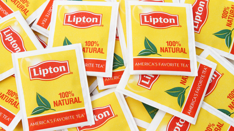 Lipton tea bag sleeves