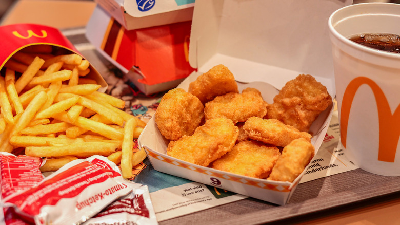 McDonald's chicken nugget meal