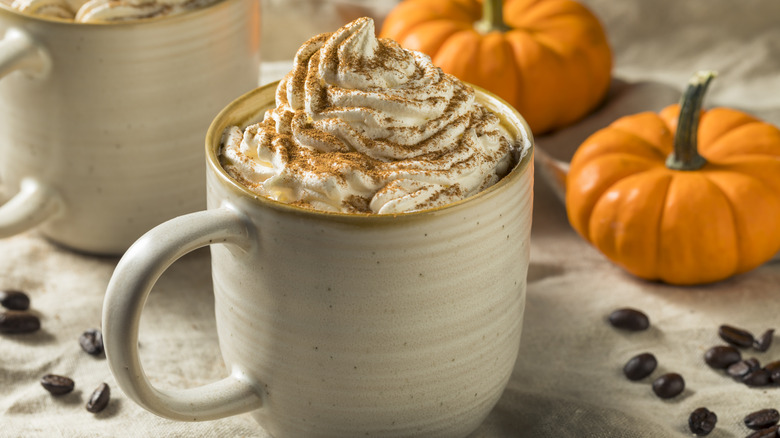 cup of pumpkin spice latte