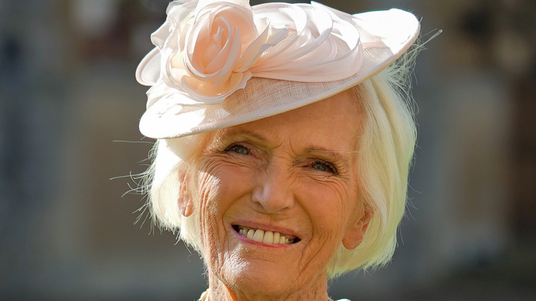Close up of Mary Berry 