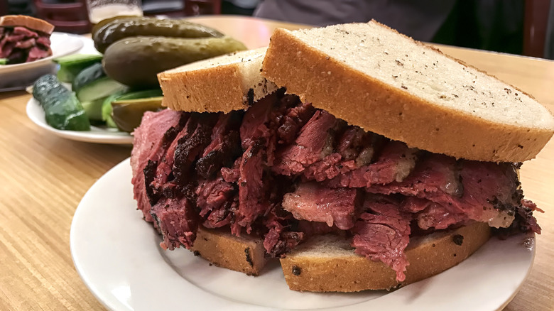 katz's deli sandwich