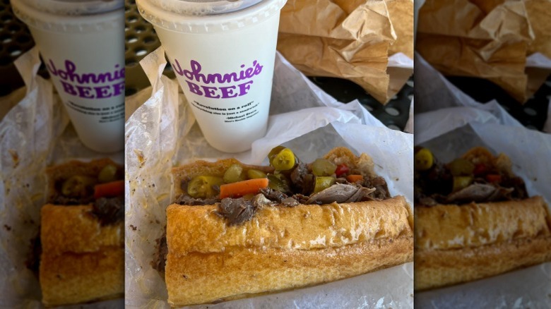 sandwich from Johnnie's Beef in Elmwood Park, IL