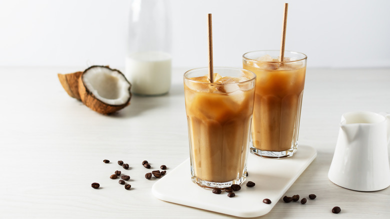 Coconut iced coffee