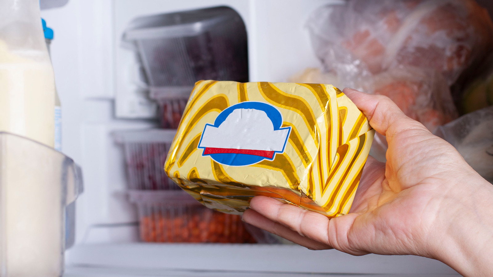 The Key Step You Shouldn't Skip When Storing Butter In The Freezer