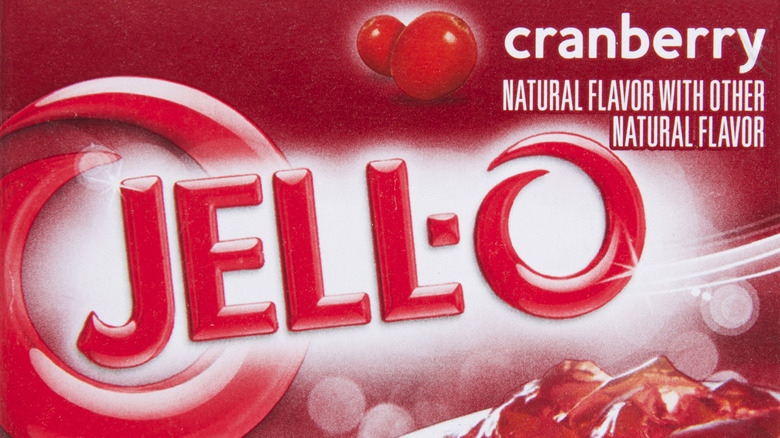 Cranberry Jell-O package