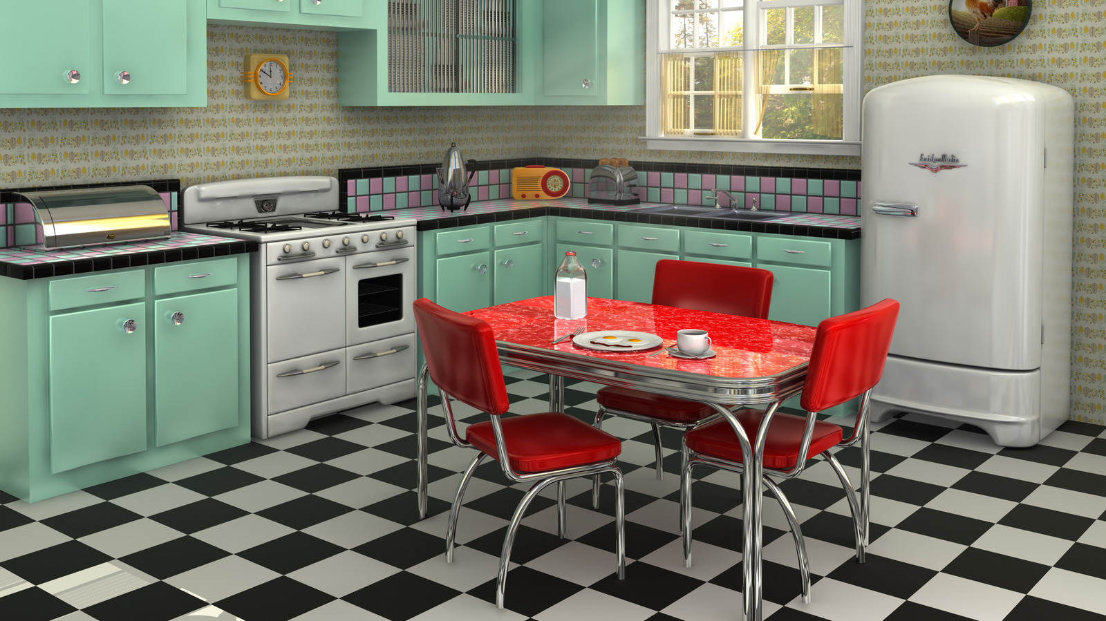 The Kitchen Floor Material No One Questioned In The 1950s, But Should Have - Tasting Table