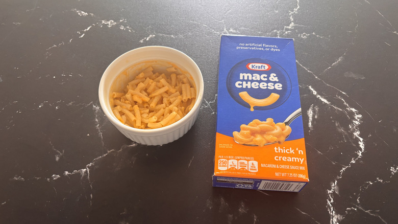 mac and cheese in bowl