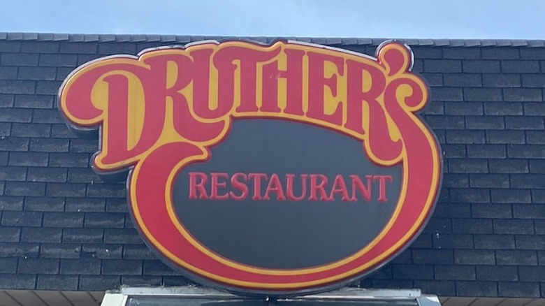 The exterior sign at the last remaining location of Druther's Restaurant
