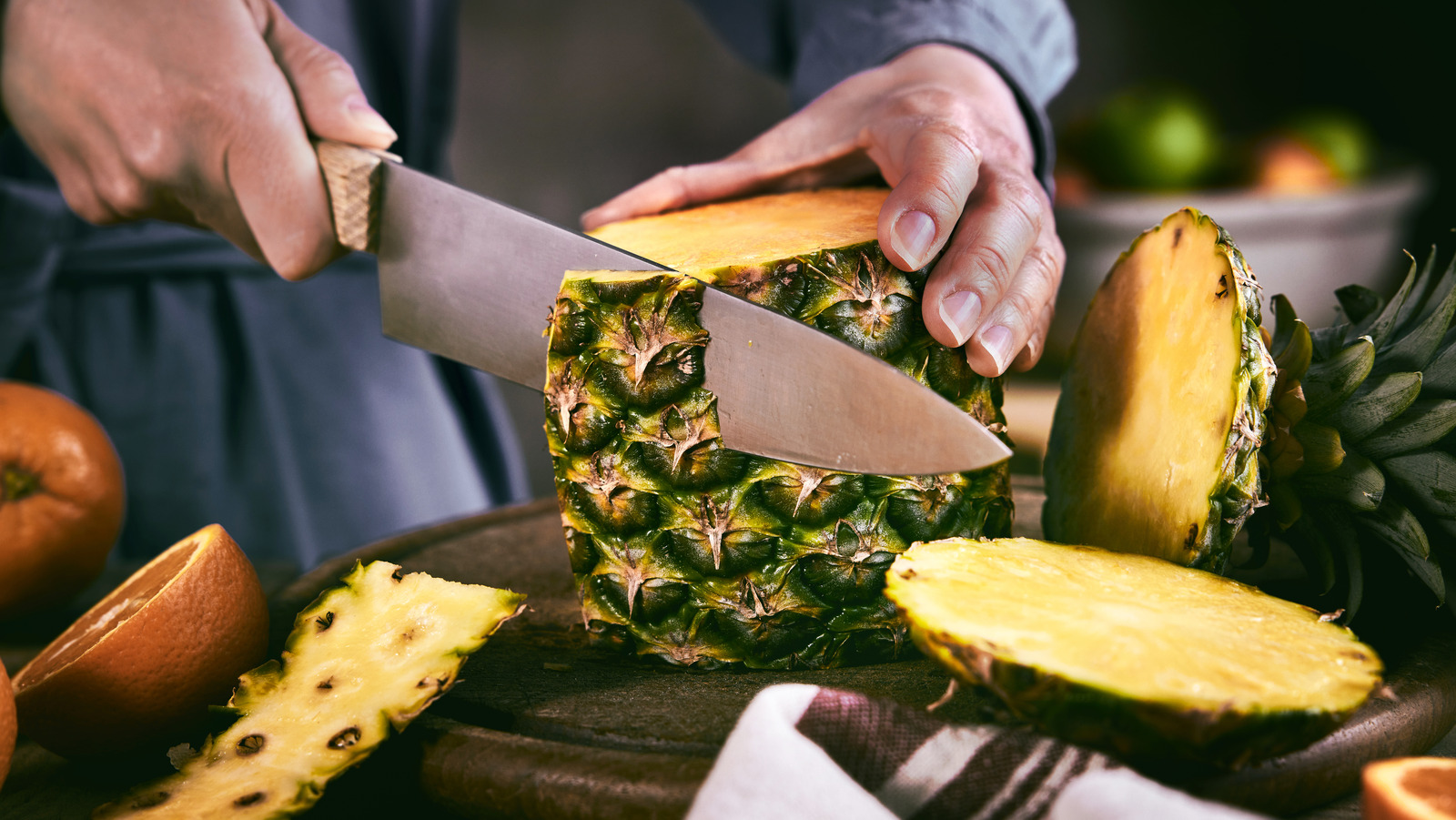 The Last Thing To Do Before Throwing Away Pineapple Peels