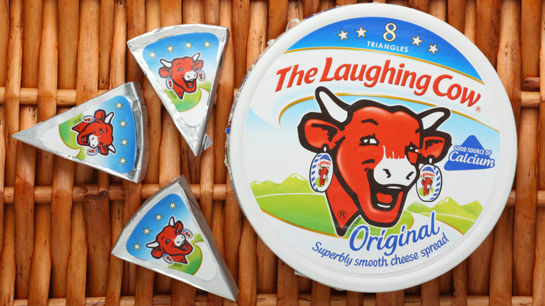 The Laughing Cow brand spreadable cheese wedges