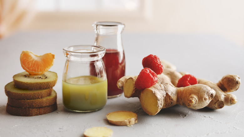 collection of healthy ingredients