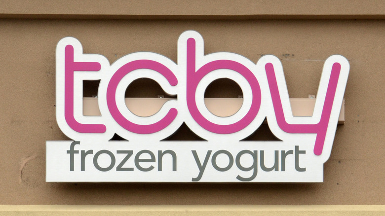TCBY sign