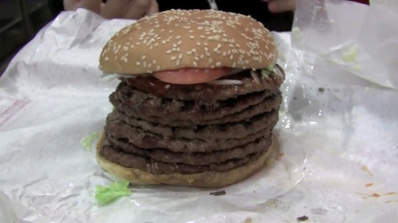 Windows 7 Whopper burger