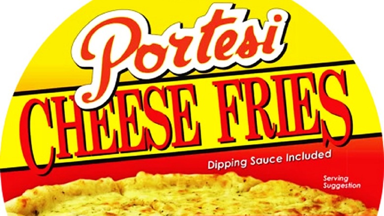 Portesi Cheese Fries label