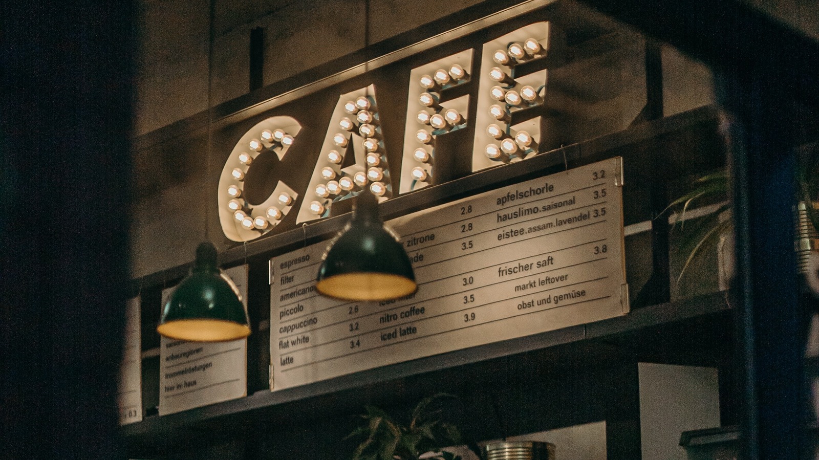 The Minimalist Menu Board You Might Recognize From Your Local Café