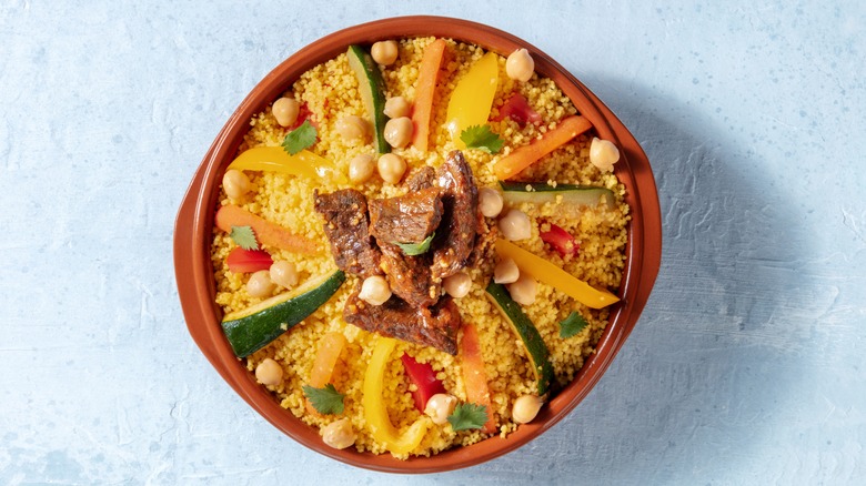 Moroccan couscous tagine