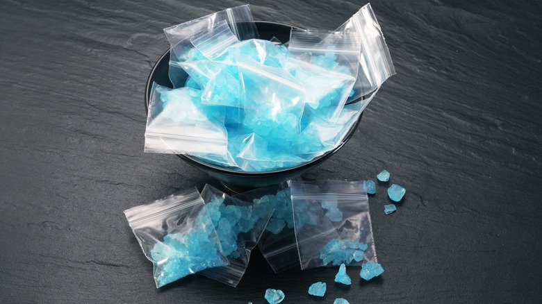 Blue candy to mimic Breaking Bad TV series