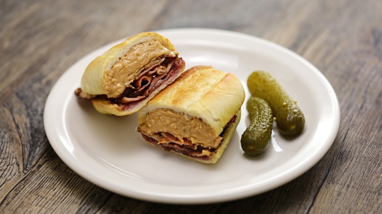 Fool's gold loaf on a plate