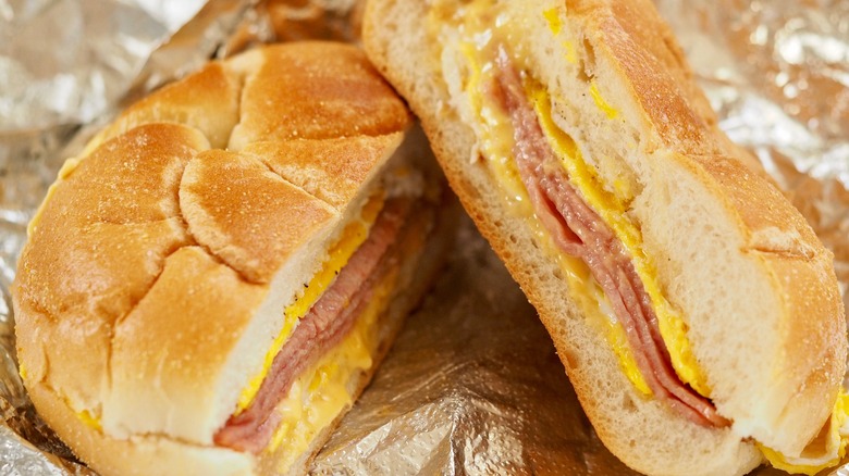 A Taylor ham sandwich