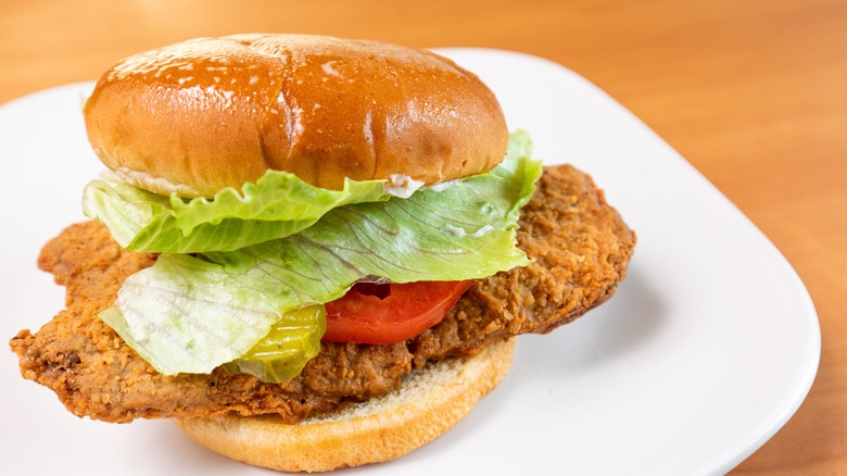 Chicken fried steak sandwich
