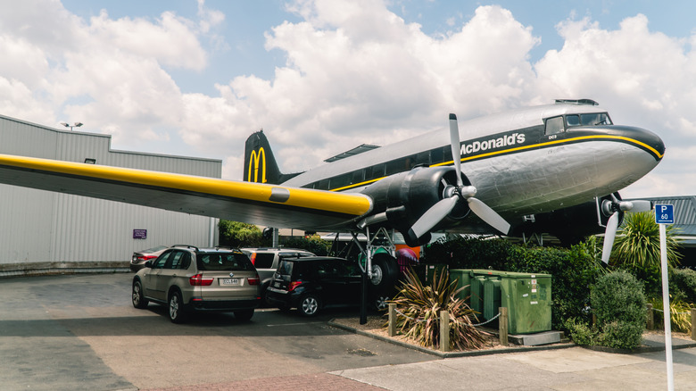 Airplane McDonald's in Taupo