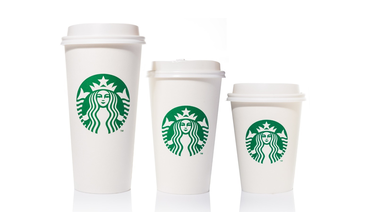 Set of 5 Starbucks Hot / Cold Plastic Reusable 16 oz Cups NO LIDS