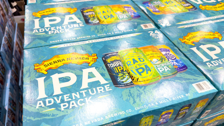 a case of IPA beer from Sierra Nevada