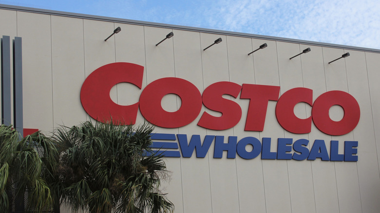 The outside of a Costco store