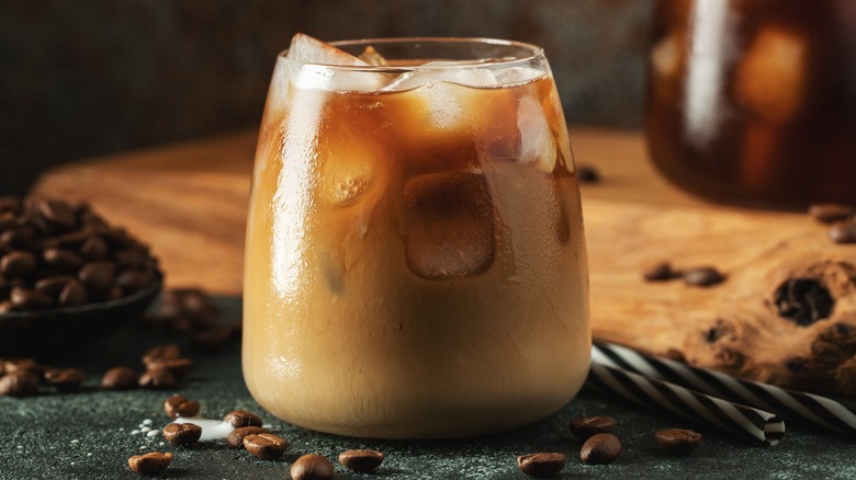 iced coffee in glass