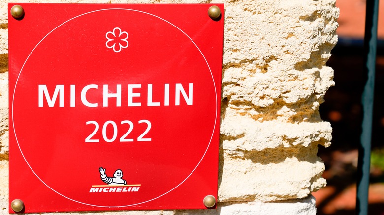 Michelin 2022 placard