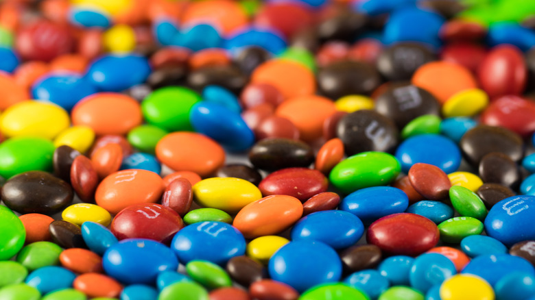 pile of M&Ms