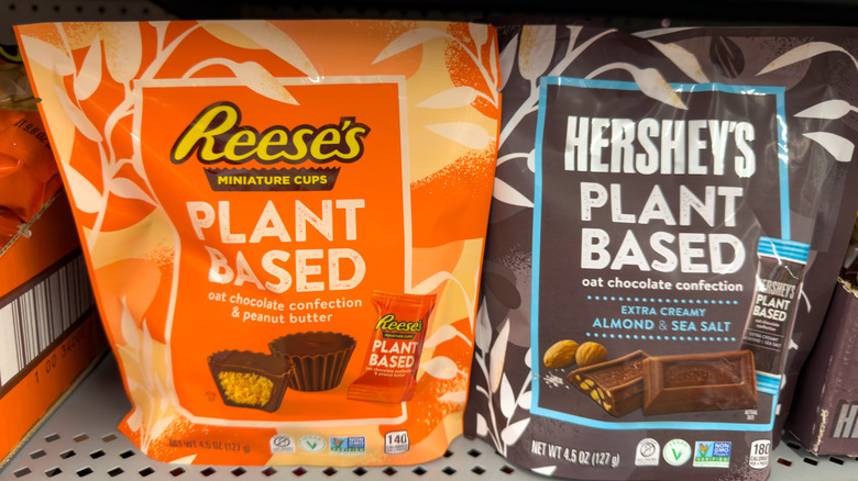 Hershey's plant-based chocolate on shelves