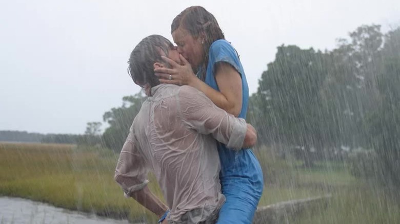 Noah and Allie kiss, The Notebook