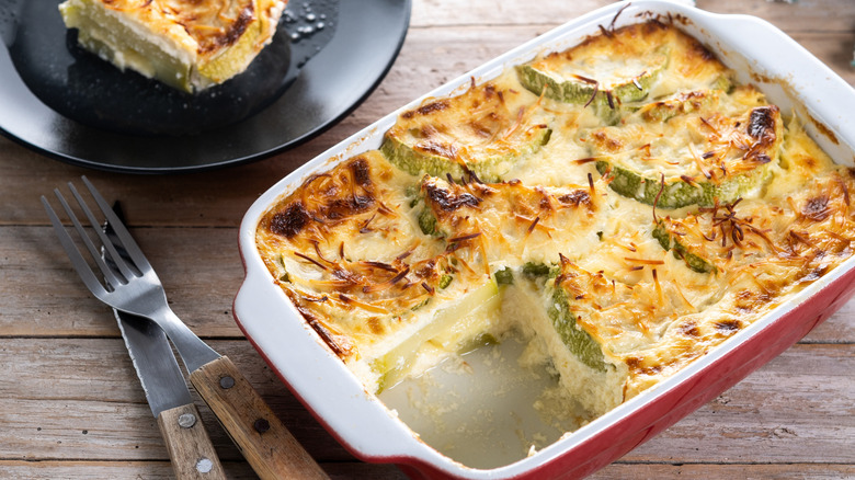 casserole with zucchini